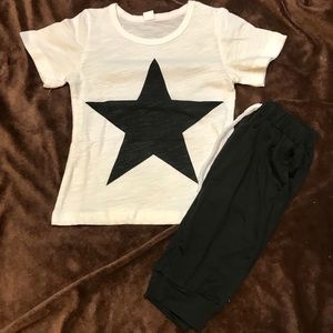 NWOT Adorable little boys leisure play outfit!!